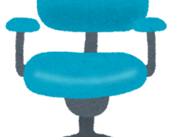 デスクワークの椅子-イメージ